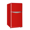 Smad 80L Portable Small Size Classic Double Door Retro Refrigerator